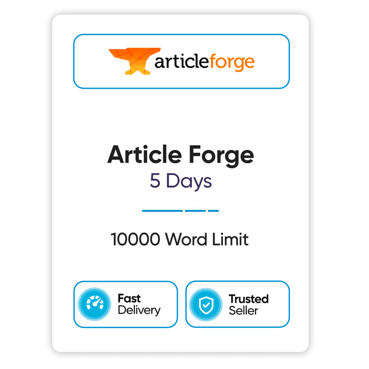 article forge 5 days 10000 word limit