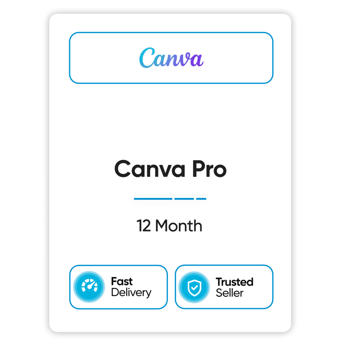 canva pro 12 month