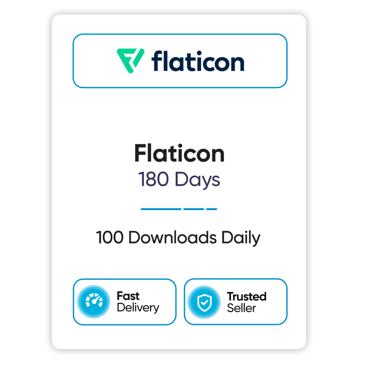 flaticon 180 days 100 downloads day