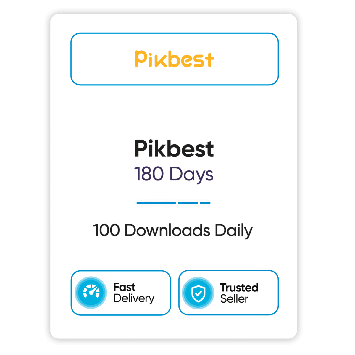 pikbest 180 days 100 downloads daily