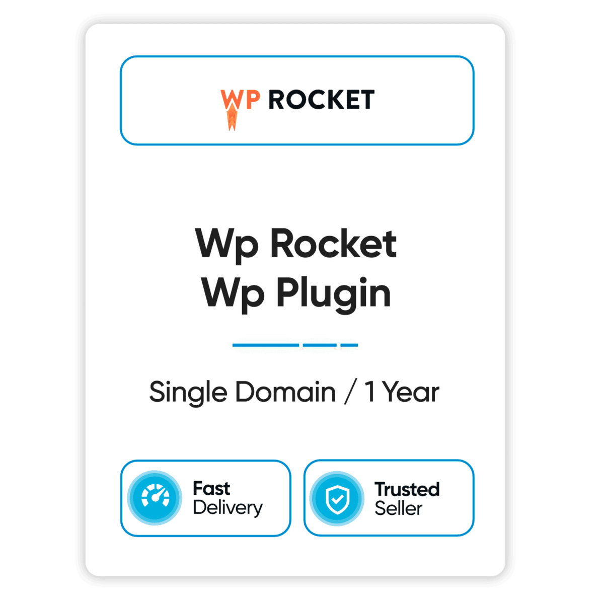 wp rocket wp plugin single domain 1 year